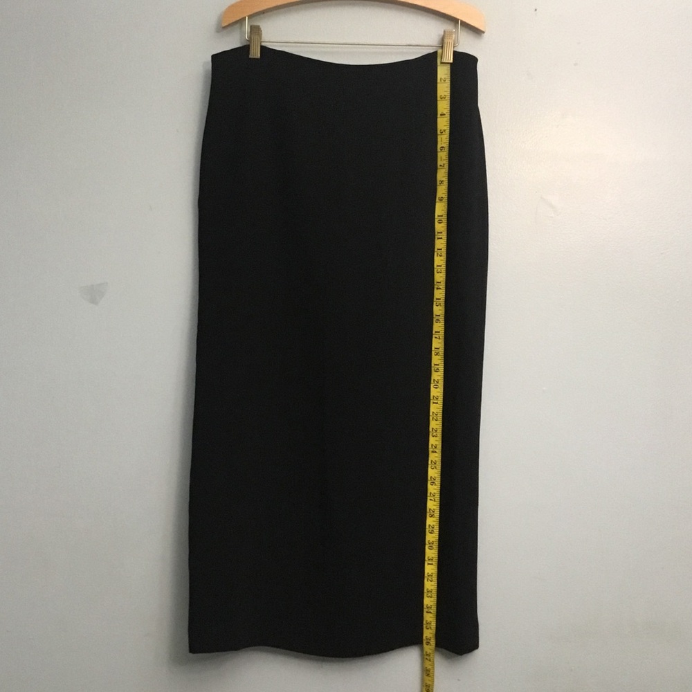 Talbots Elegant Black Pencil Skirt
